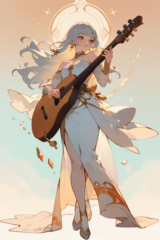 03672-2184787266-A young female half-elf bard stands confidently, her slender frame adorned in a flowing, vibrant gown. The dress, a harmonious b.png